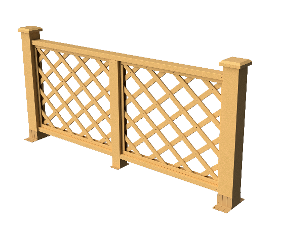 Ограждения декоративное ДПК GRINDERDECO Ламбет песчаник купить в Новотроицке