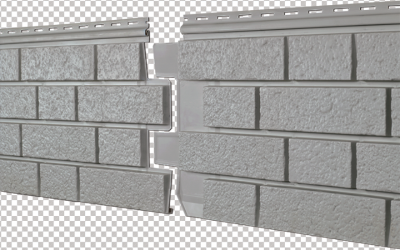 Фасадная панель Ю-пласт Стоун Хаус S-Lock Клинкер Нордик дым