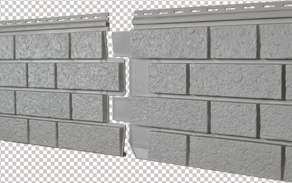 Фасадная панель Ю-пласт Стоун Хаус S-Lock Клинкер Нордик дым купить в Новотроицке