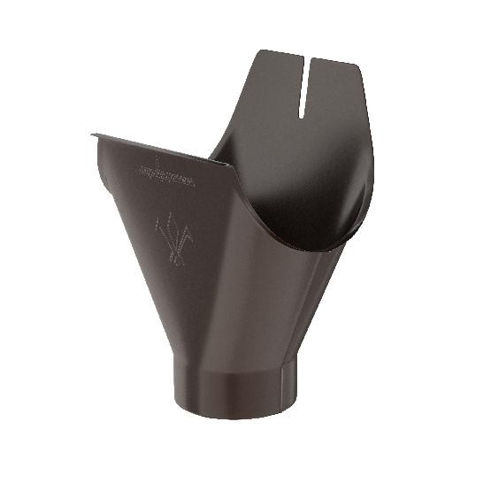 Водосток Aquasistem, система 150/100 - Воронка желоба RR 32 Тёмно-Коричневый купить в Новотроицке