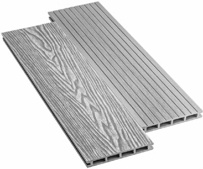 Террасная доска ДПК Deckart Praktik New Серый