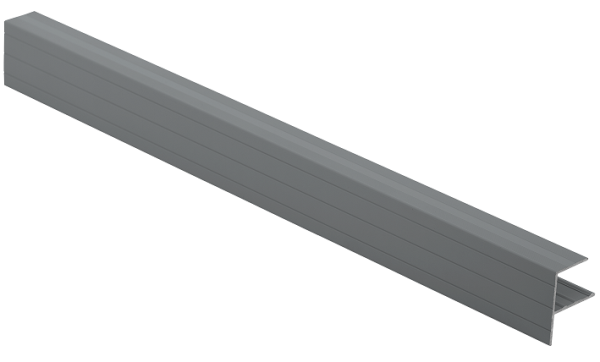 F-профиль Grinder закрывающий серый купить в Новотроицке