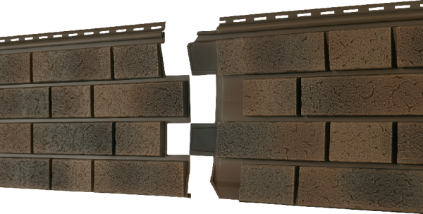 Фасадная панель Ю-пласт Стоун Хаус S-Lock Клинкер Нордик лава купить в Новотроицке