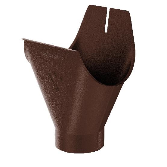 Водосток Aquasistem, Система 125x90 - Воронка желоба RAL 8017 Коричневый matt купить в Новотроицке