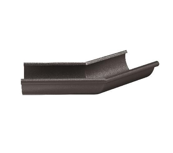 Водосток Aquasistem, Система 150/100 - Угол желоба, наружный 135° RR 32 Тёмно-коричневый matt купить в Новотроицке