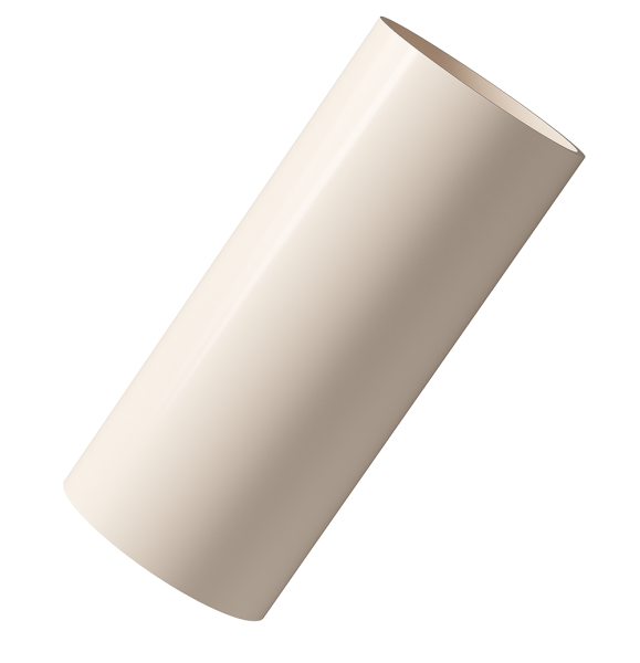 Труба водосточная 3м Docke Lux ПВХ Латте купить в Новотроицке