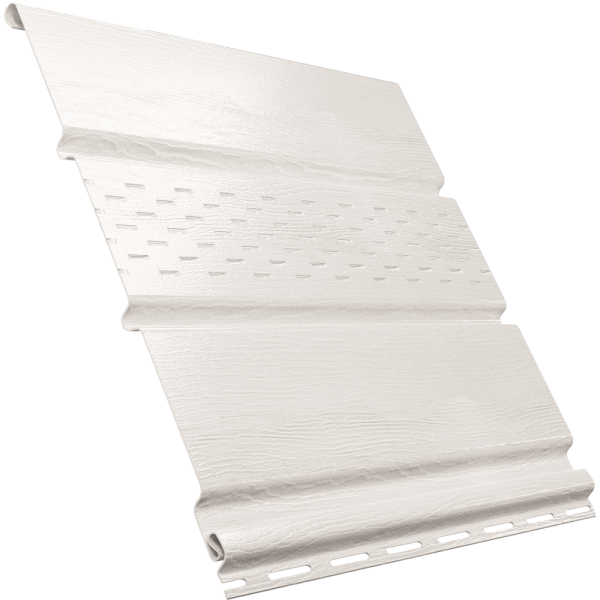 Софит Ю-Пласт перфорация по центру, белый купить в Новотроицке