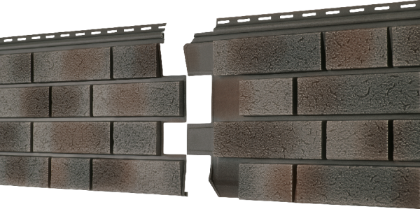 Фасадная панель Ю-пласт Стоун Хаус S-Lock Клинкер Нордик пепел купить в Новотроицке