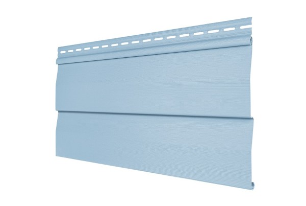 Виниловый сайдинг Tecos - корабельный брус, голубой купить в Новотроицке