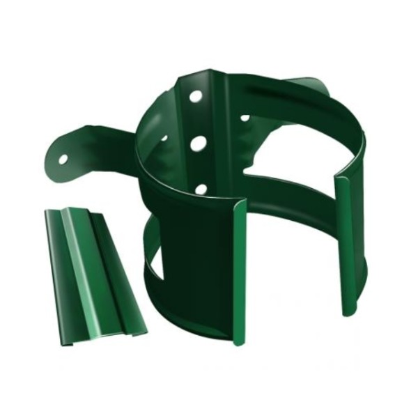 Водосток Grand Line 125x90 – Хомут трубы (на дерево) RAL 6005 купить в Новотроицке