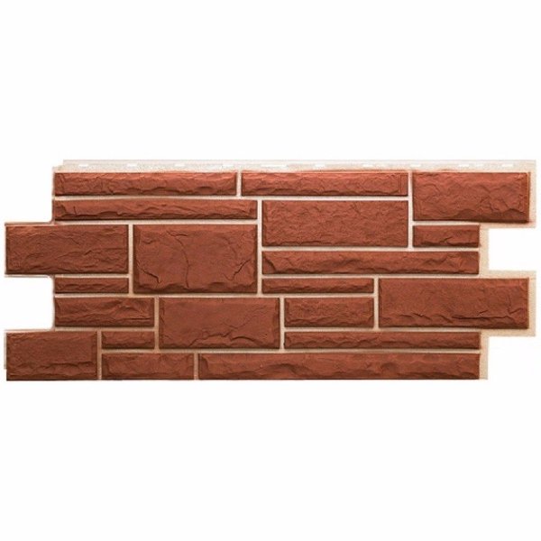 Фасадная панель Техоснастка, Камень Дикий, Коричневый купить в Новотроицке