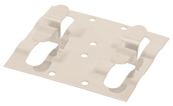 Кляймер рядный Grinder для монтажа наличника белый купить в Новотроицке