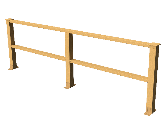 Ограждения декоративное ДПК GRINDERDECO Ковбойская изгородь песчаник купить в Новотроицке