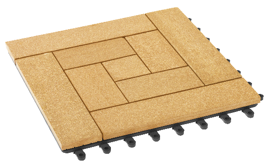 Модульный паркет ДПК GRINDERDECO Люкс 10 Песчаник купить в Новотроицке