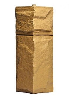 Угол T-Сайдинг-ЭКО-1 Гранит Леон - Крем купить в Новотроицке