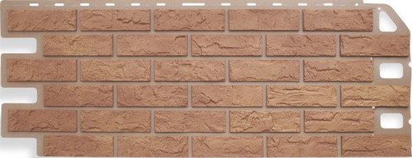 Фасадная панель Цокольный сайдинг Альта-профиль - коллекция "кирпич", кирпич бежевый купить в Новотроицке