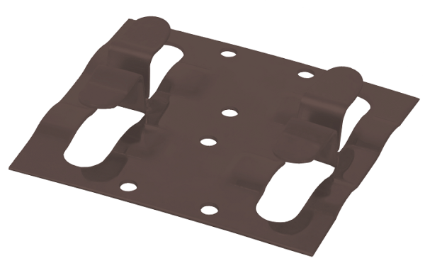 Кляймер рядный Grinder для монтажа наличника коричневый купить в Новотроицке