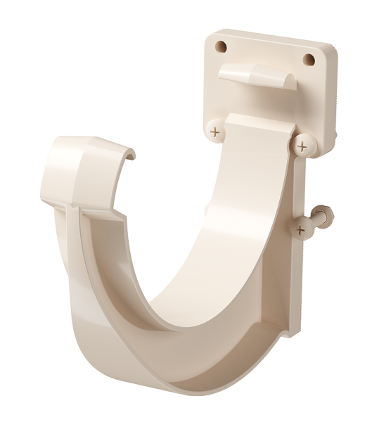 Кронштейн желоба Docke Lux ПВХ Латте купить в Новотроицке