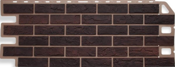 Фасадная панель Цокольный сайдинг Альта-профиль - коллекция "кирпич", кирпич жженый купить в Новотроицке