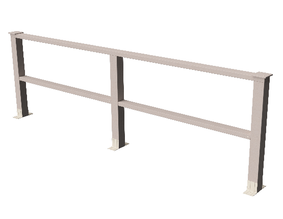 Ограждения декоративное ДПК GRINDERDECO Ковбойская изгородь выбеленый дуб купить в Новотроицке