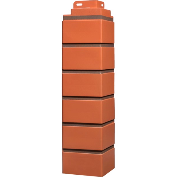 Угол Фасайдинг Серия  «Кирпич клинкерный» Керамический купить в Новотроицке