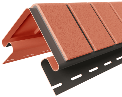 Угол наружный «Кирпич прокрашенный», Красный