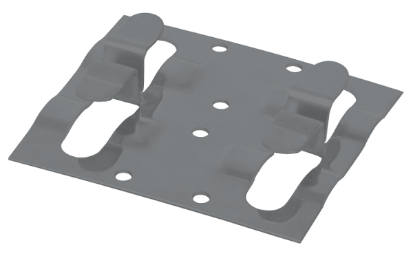 Кляймер рядный Grinder для монтажа наличника серый купить в Новотроицке