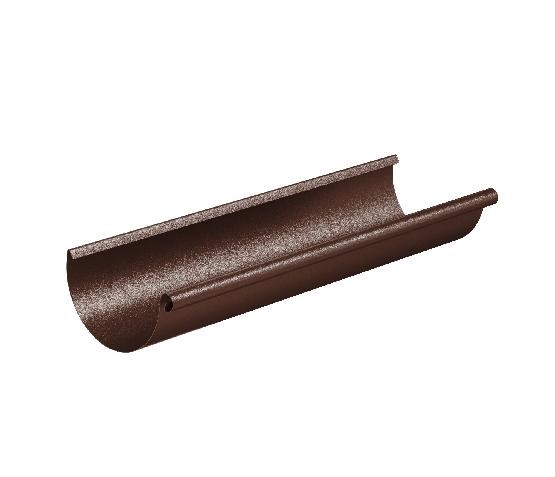 Водосток Aquasistem, Система 125x90 - Желоб водосточный 3 метра RAL 8017 Коричневый matt купить в Новотроицке