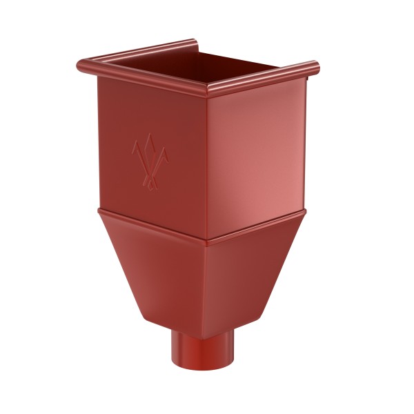 Водосток Aquasistem, система 150x100 - Воронка_водосборная удлиненая RR 29 Бургундский купить в Новотроицке