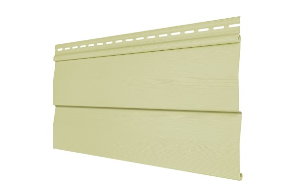 Виниловый сайдинг Tecos - корабельный брус, светло-желтый  купить в Новотроицке