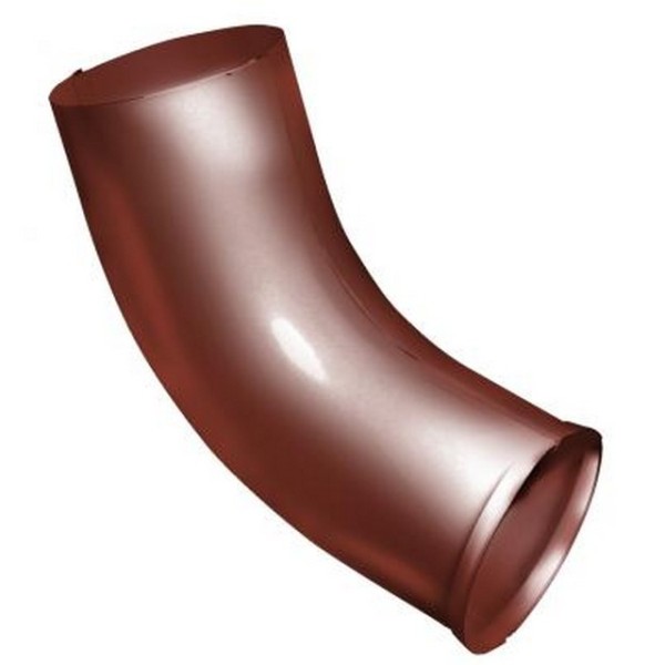 Водосток Grand Line 125x90 – Колено сливное RAL 8004 купить в Новотроицке