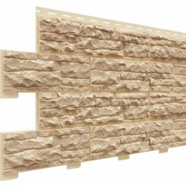 Фасадная панель Доломит Скалистый риф Люкс Карамель купить в Новотроицке