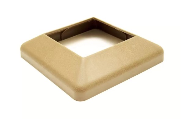 Крышка нижняя ПВХ для столба Deckart 100х100 Орех купить в Новотроицке