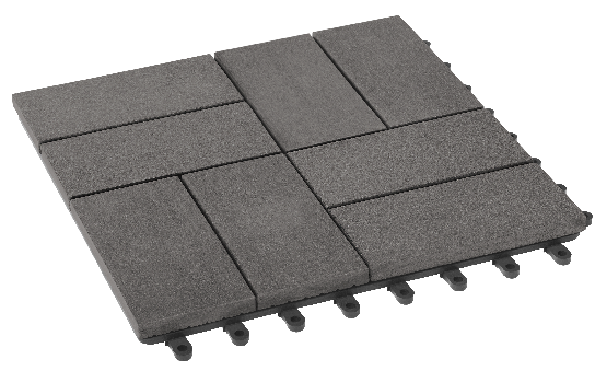 Модульный паркет ДПК GRINDERDECO Люкс 9 Серый базальт купить в Новотроицке