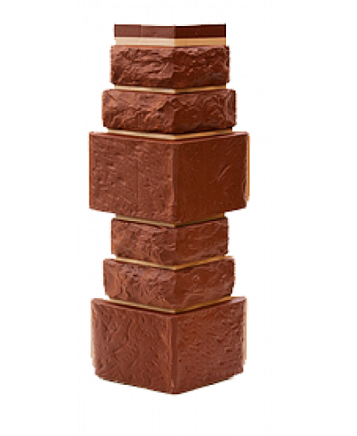 Угол T-Сайдинг-Дикий Камень Коричневый купить в Новотроицке