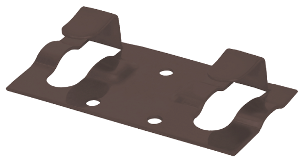 Кляймер стартовый Grinder для монтажа наличника коричневый купить в Новотроицке