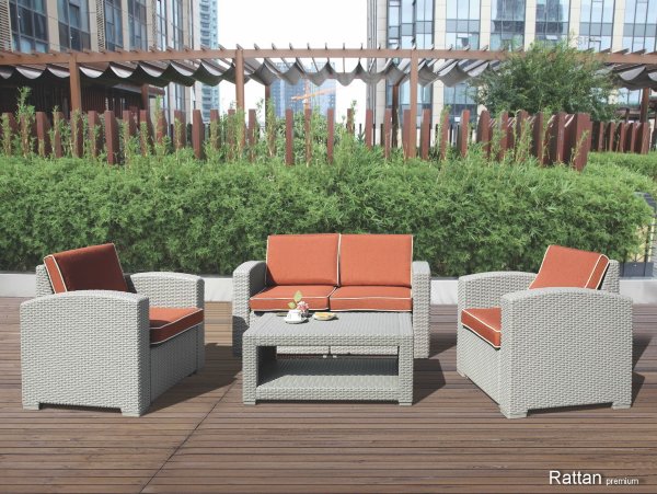 Уличные диваны и кресла коллекции Rattan Premium 4 купить в Новотроицке