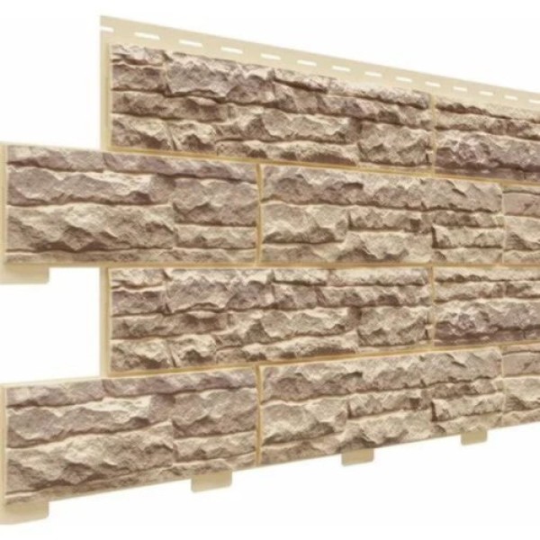 Фасадная панель Доломит Скалистый риф Люкс Янтарь купить в Новотроицке