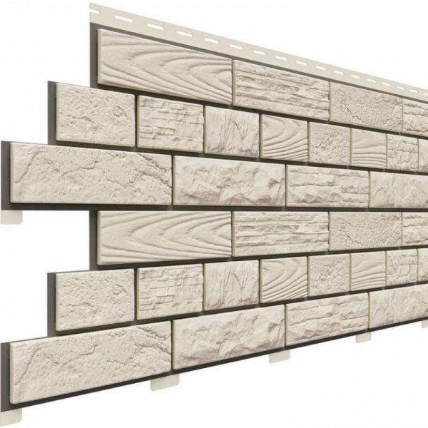 Фасадные панели (Цокольный Сайдинг) Доломит Москва Мраморный купить в Новотроицке