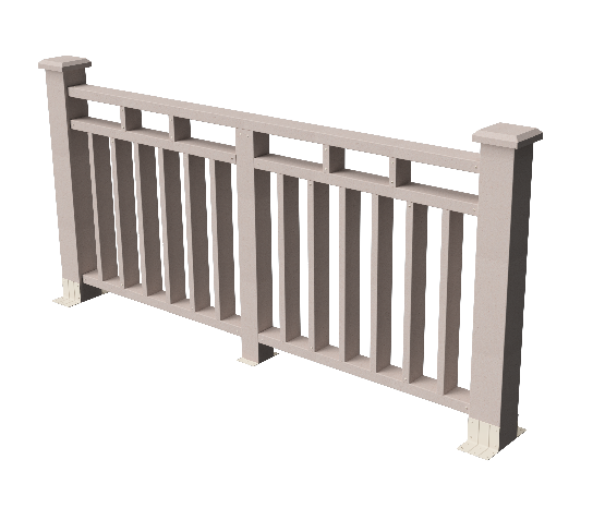 Ограждения декоративное ДПК GRINDERDECO Европа выбеленый дуб купить в Новотроицке