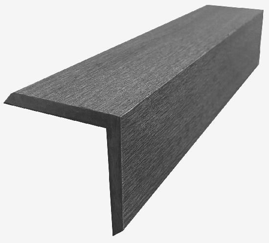 Декоративный угол 50×50 графит купить в Новотроицке