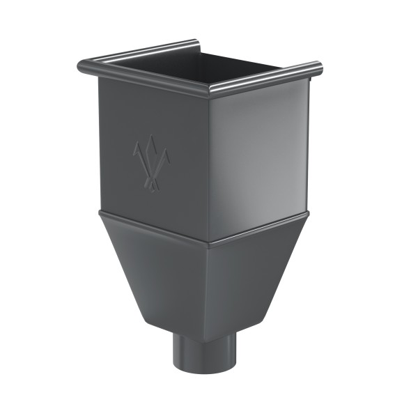 Водосток Aquasistem, система 150x100 - Воронка_водосборная удлиненая RR 23 Маренго купить в Новотроицке