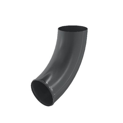 Водосток Aquasistem, система 150/100 - Отвод трубы RAL 7024 Тёмно-серый