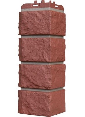 Угол наружный Grand Line Колотый Камень Корица, Шов темно-бежевый купить в Новотроицке