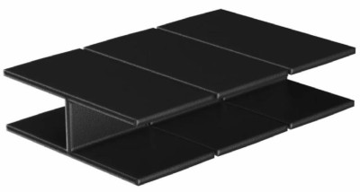 Соединительный элемент для клумб 25x150, 180°