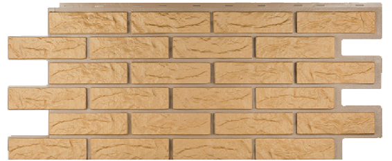 Фасадная панель Техоснастка, Лондон Брик, Бежевый купить в Новотроицке