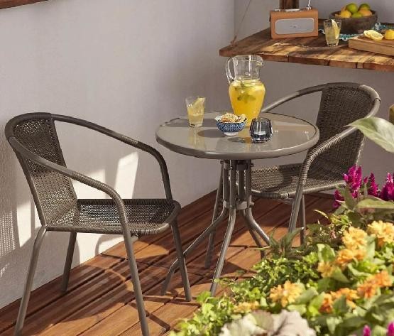 Комплект плетеной мебели AFINA из иск. ротанга Асоль-7 TLH-037B/TLH-060 brown-2pcs купить в Новотроицке