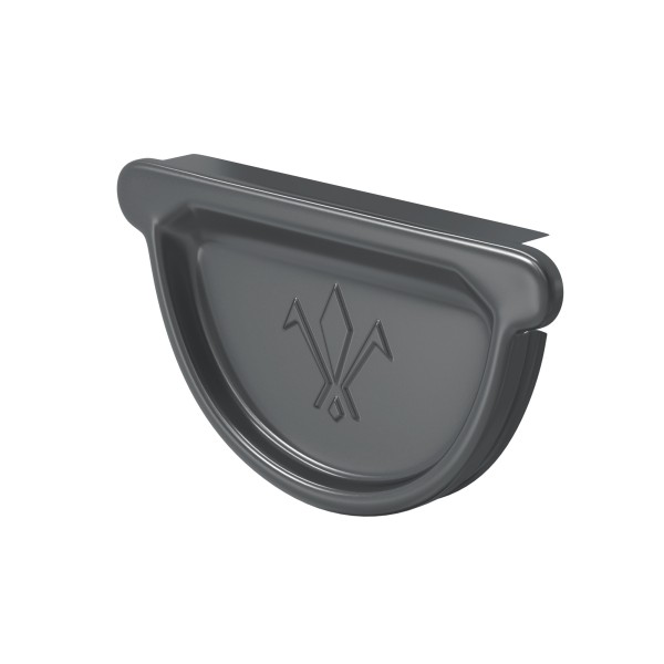 Водосток Aquasistem, система 150x100 - Заглушка универсальная с резиновым уплотнителем RR 23 Маренго купить в Новотроицке