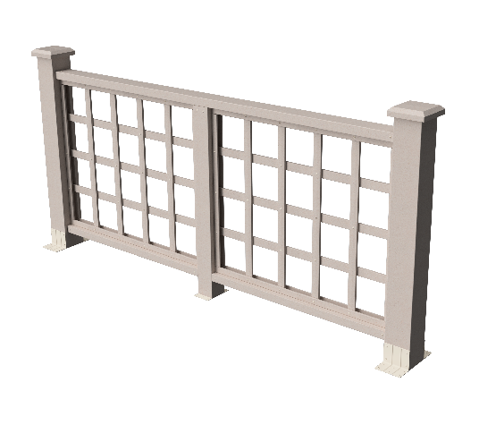 Ограждения декоративное ДПК GRINDERDECO Дувр выбеленый дуб купить в Новотроицке