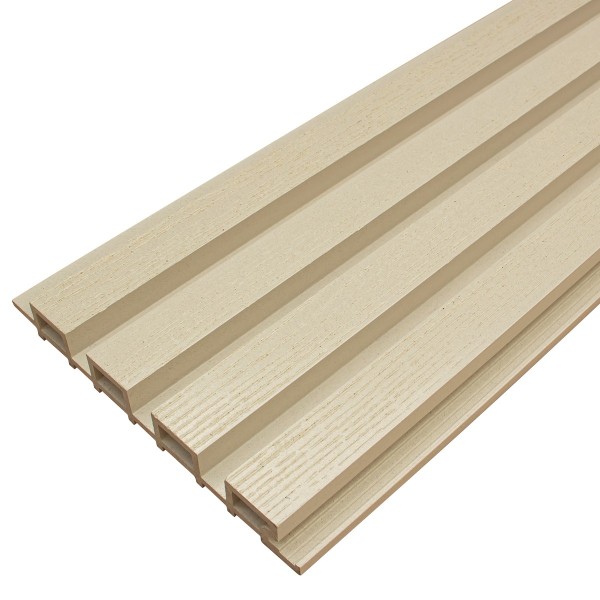 Фасадная доска из ДПК Faynag Wood Рейка Слоновая кость купить в Новотроицке